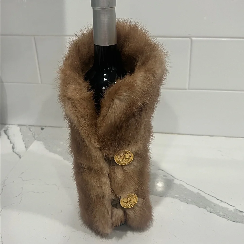 Mink Fur Wine‎ Bottle Cover